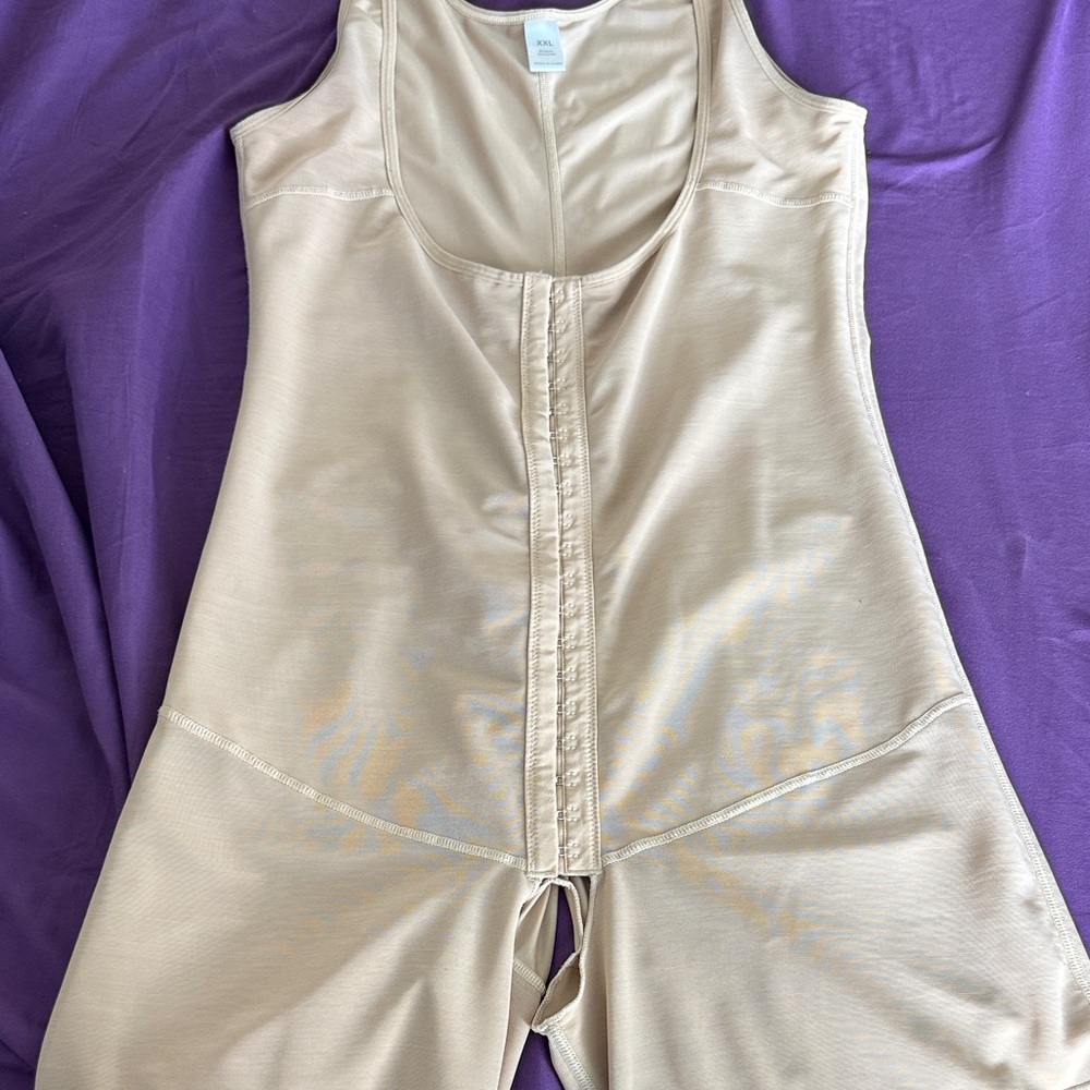 Beige Shapewear Bodysuit